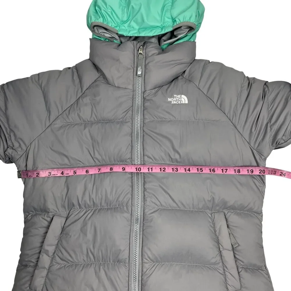 The North Face Girls Triclimate Jacket XL 3 in 1 Mint Green Grey Down Puffer - Picture 14 of 16